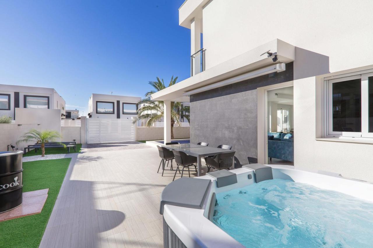 Casa Bos Dolpfin Wellness Luxury Entire Villa Pool & Jacuzzi Gran Alacant Near Beach Puerto Marino Экстерьер фото